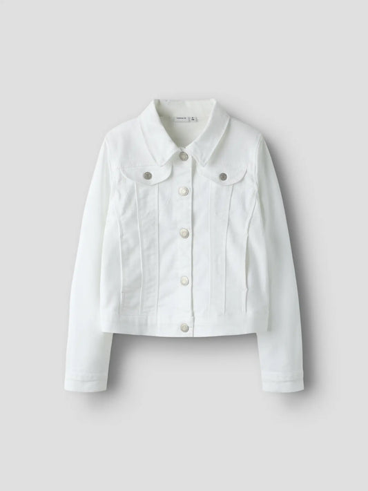 Jeansjacka vit