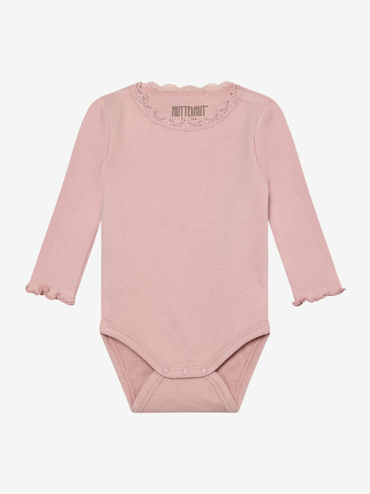 Body med spets, ljusrosa
