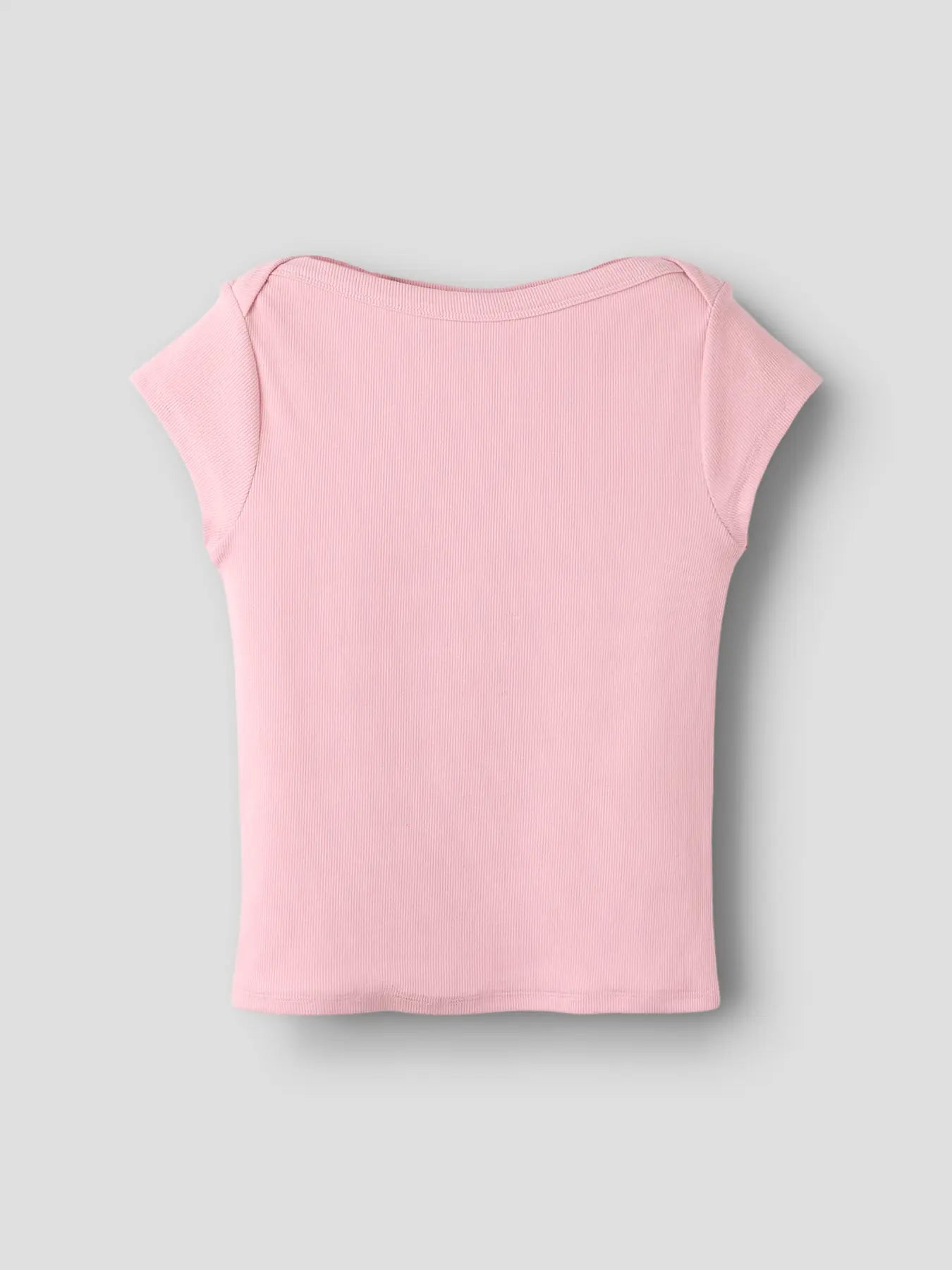Kortärmad Topp Envo med båtringning, rosa
