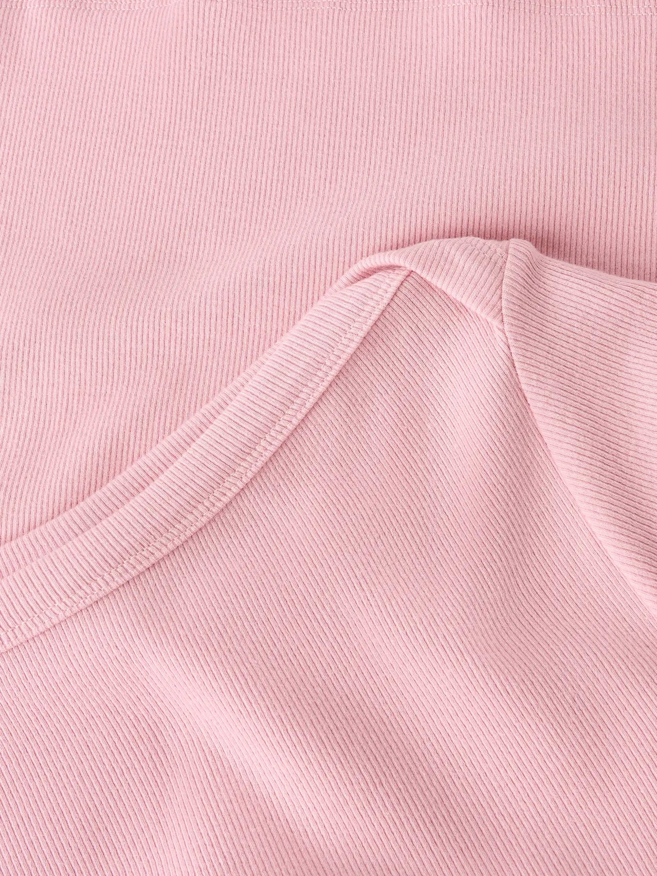 Kortärmad Topp Envo med båtringning, rosa
