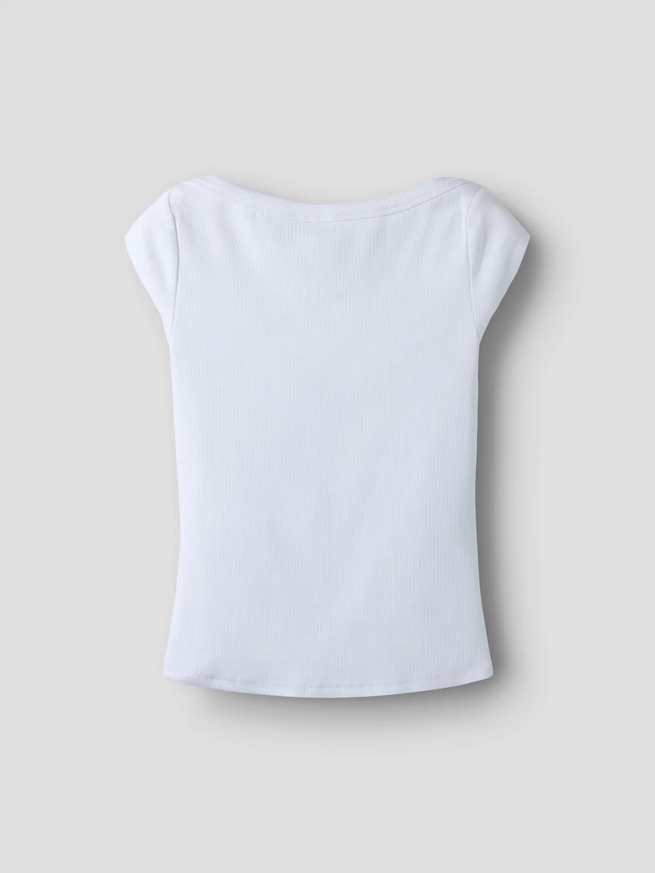 Topp med båtringning, vit