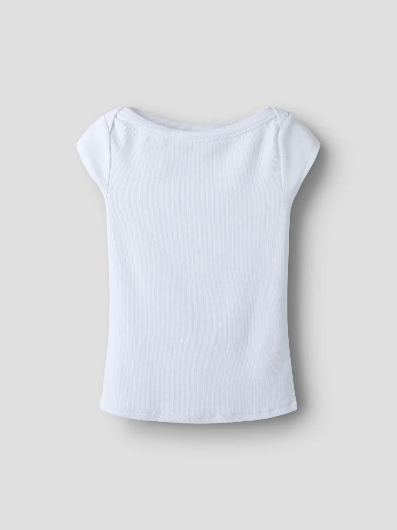 Topp med båtringning, vit