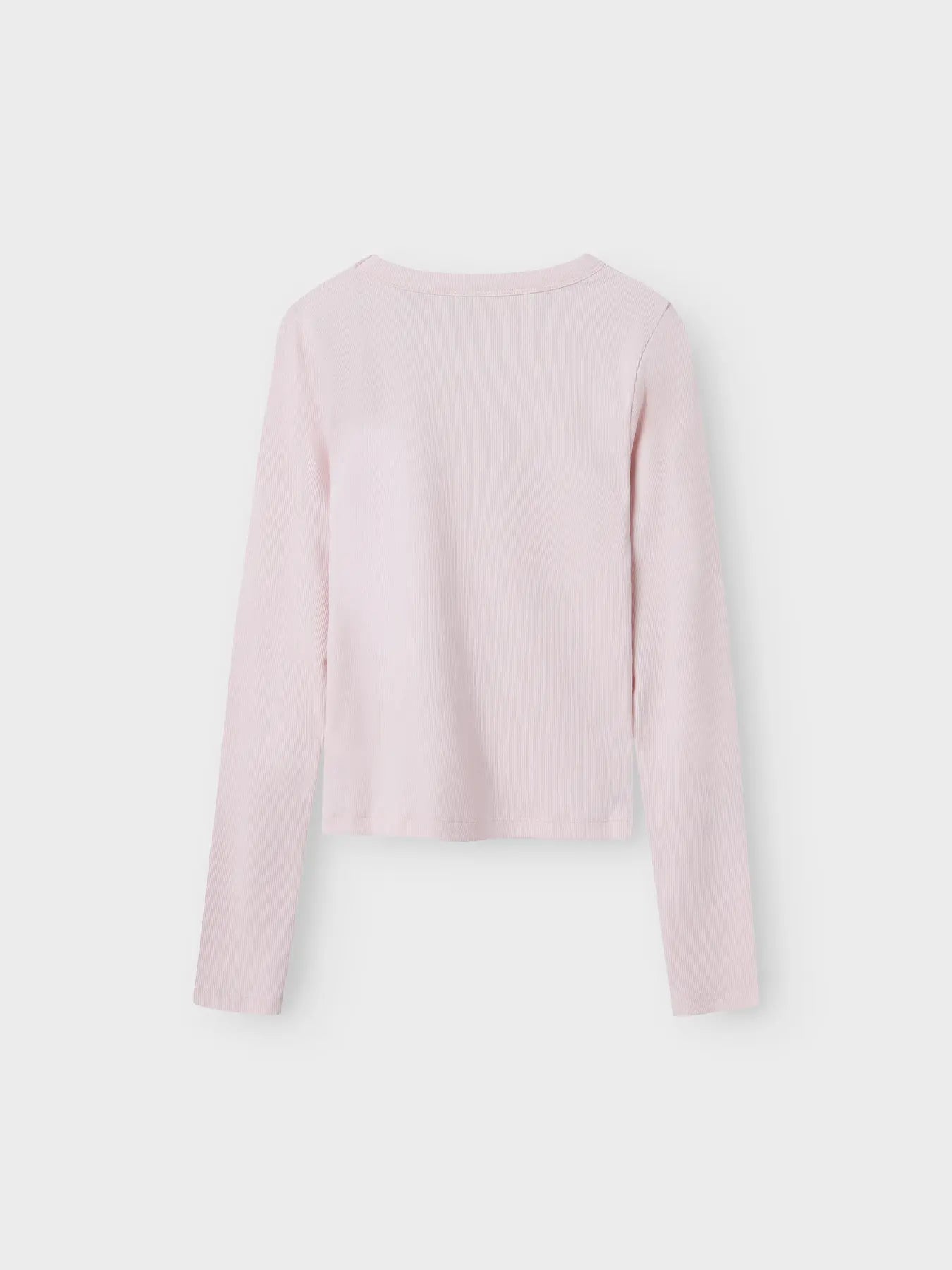Ribbad långärmad tröja