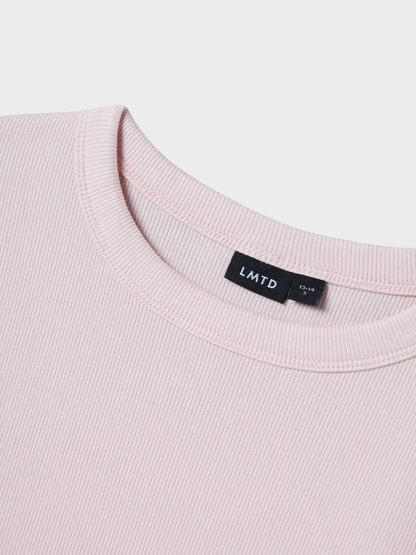 Ribbad långärmad tröja