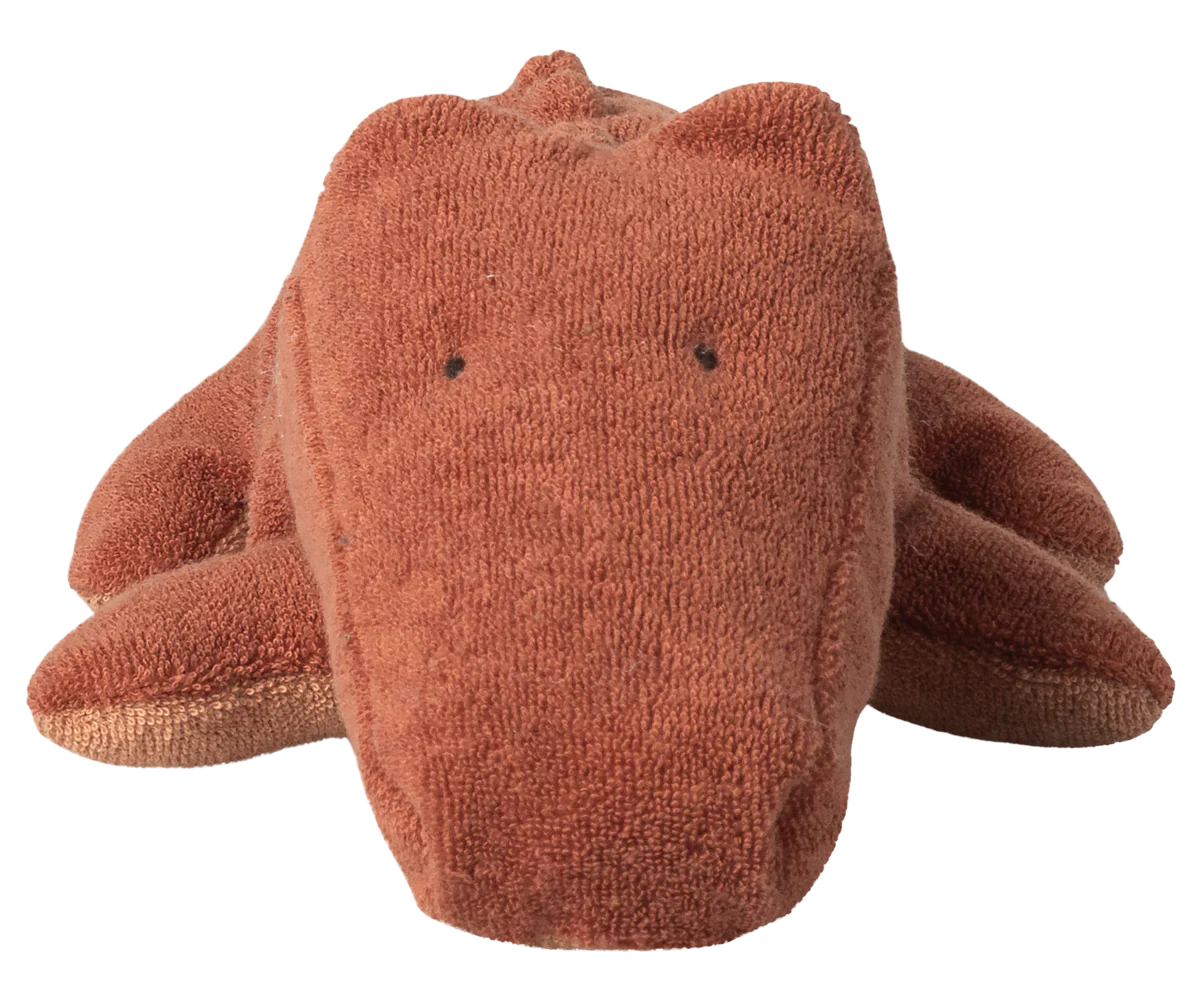 Krokodil liten, vintage rosé