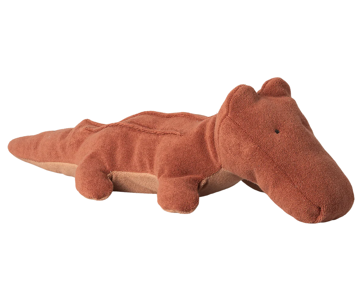 Krokodil liten, vintage rosé