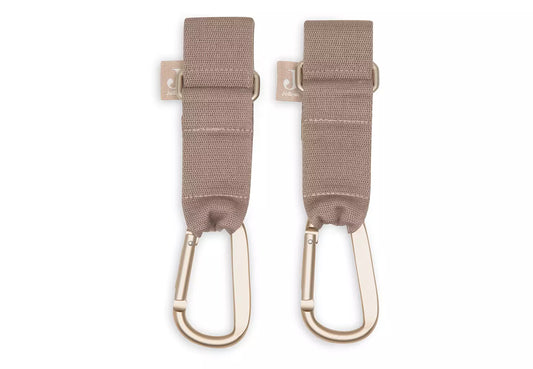 Barnvagnskrokar 2-pack, Milky coffee