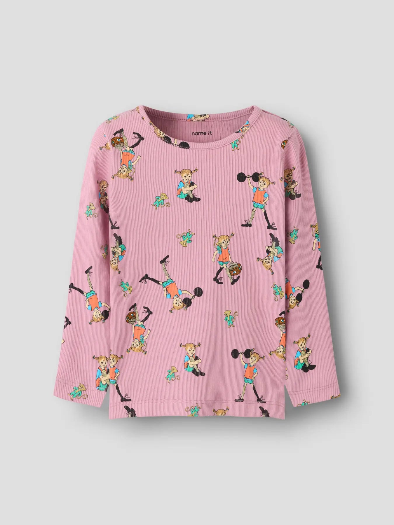 Tröja Pippi Långstrump, Ara, rosa