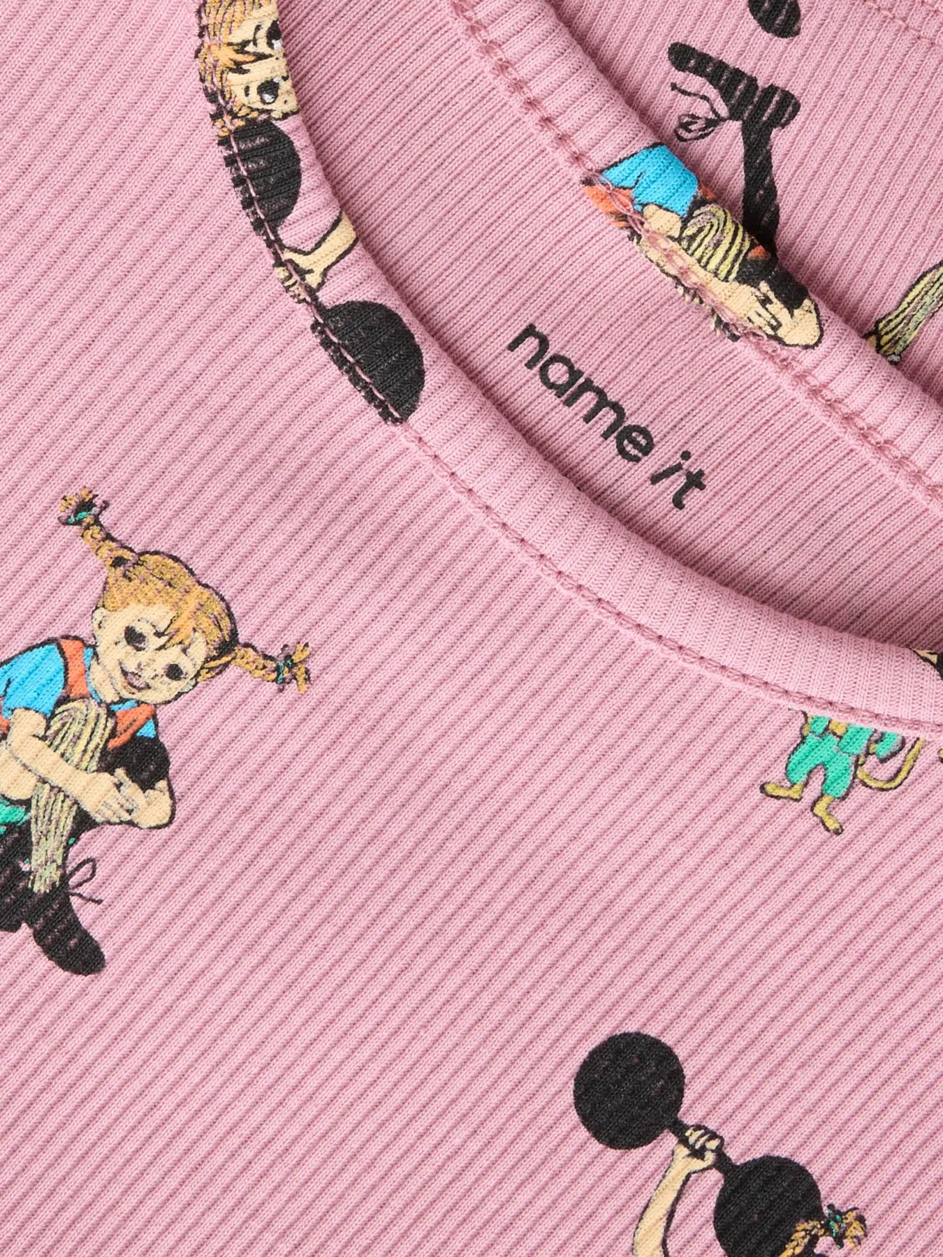 Tröja Pippi Långstrump, Ara, rosa