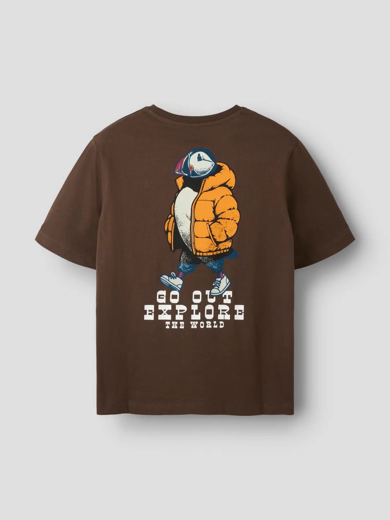 T-shirt Logan, brun