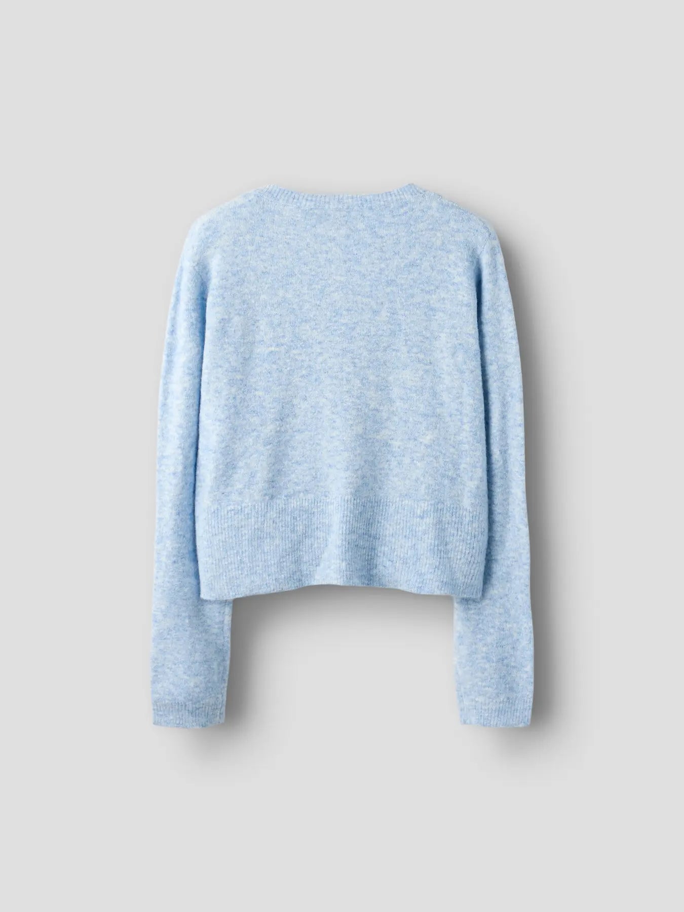 Ljusblå omlottkofta