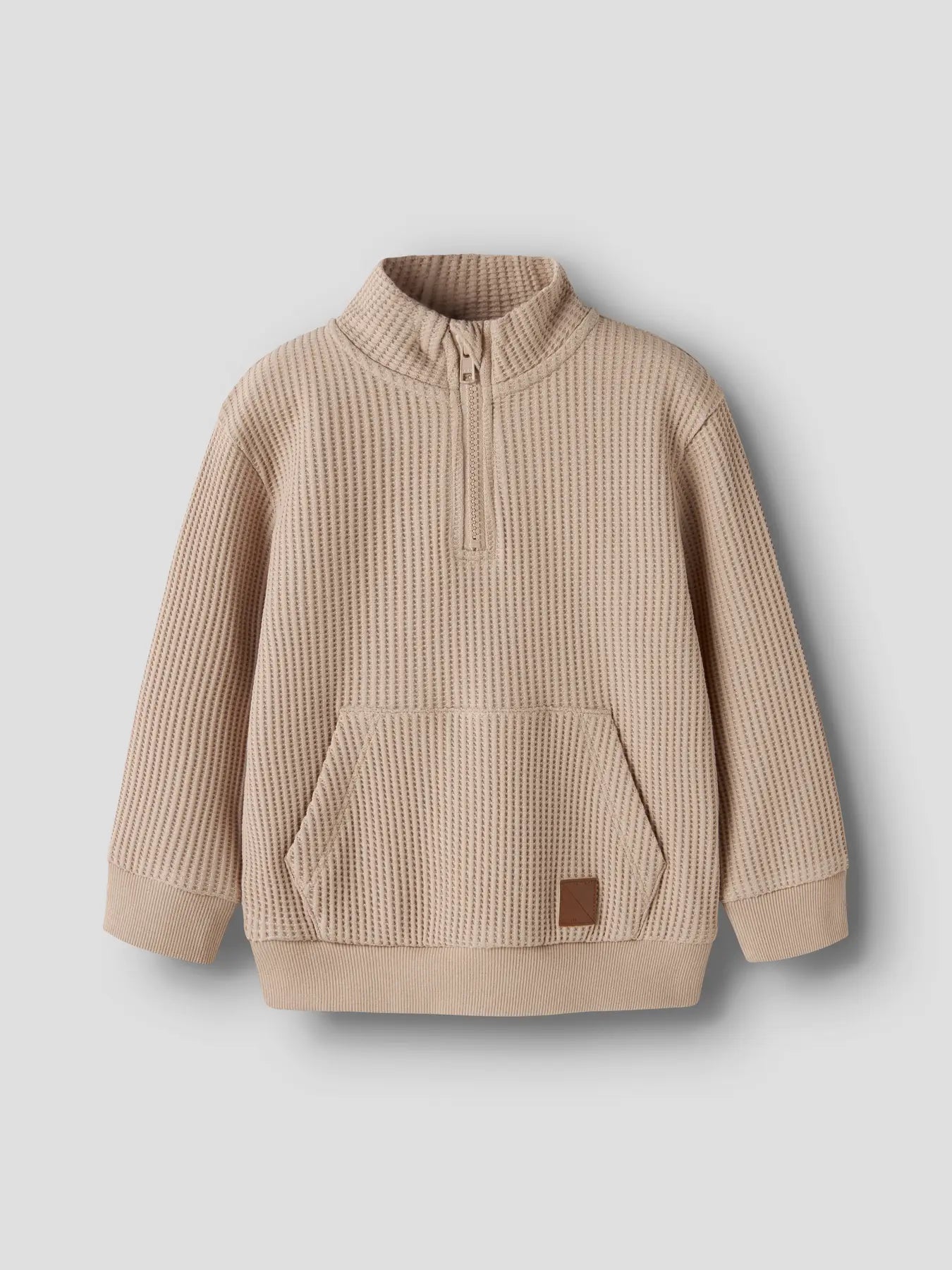 Våfflad Sweatshirt
