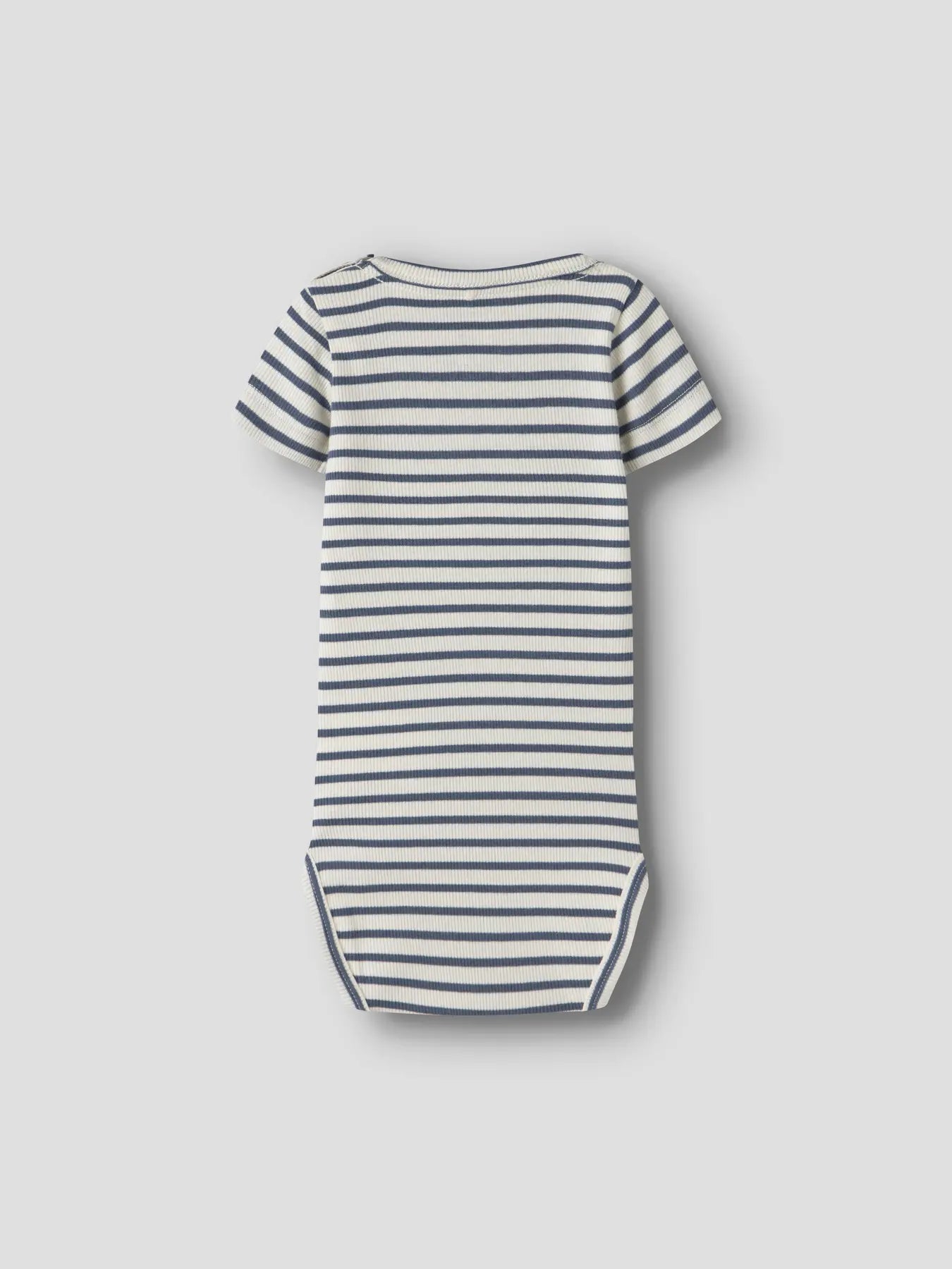 Kortärmad body Bani, Vit/blå