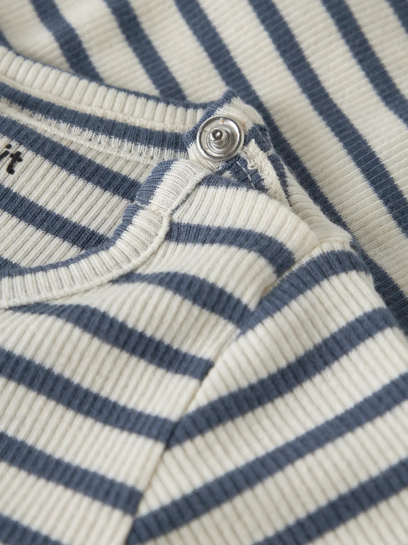 Kortärmad body Bani, Vit/blå