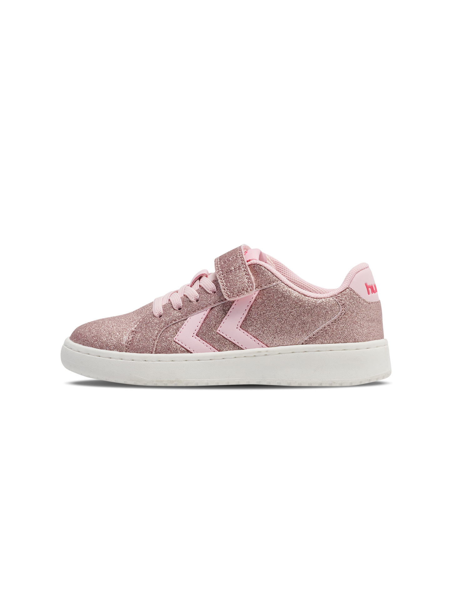 Derby court JR, rosa glittriga