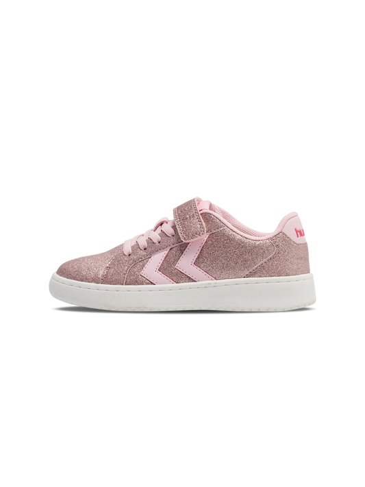 Derby court JR, rosa glittriga