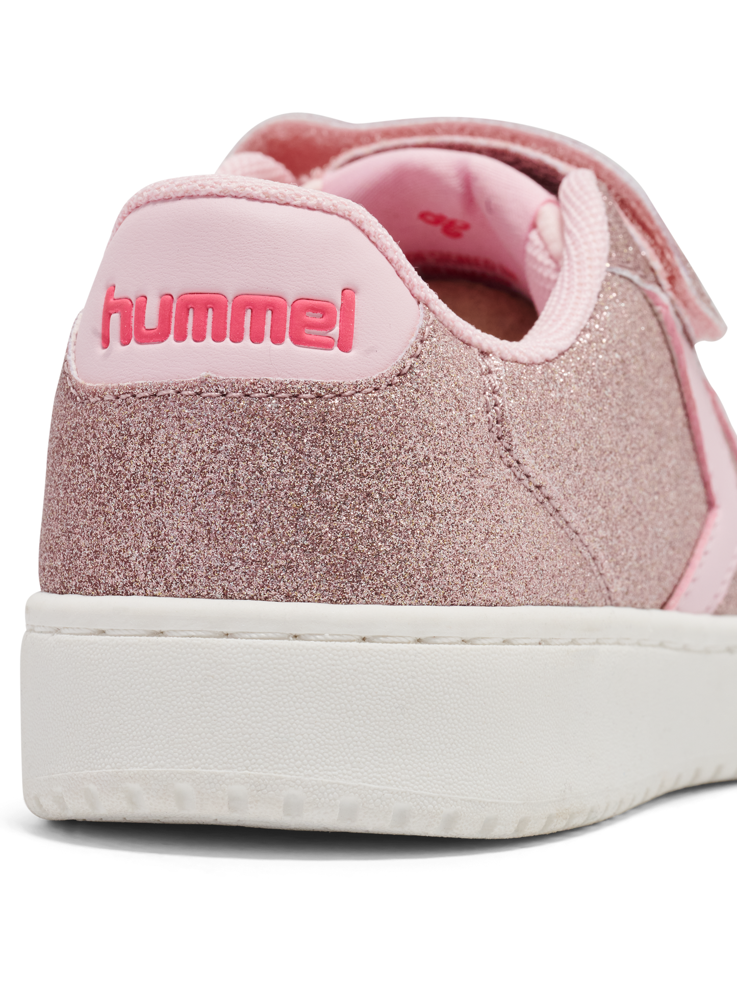 Derby court JR, rosa glittriga