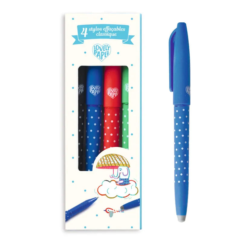 Suddbara pennor 4-pack klassiska färger