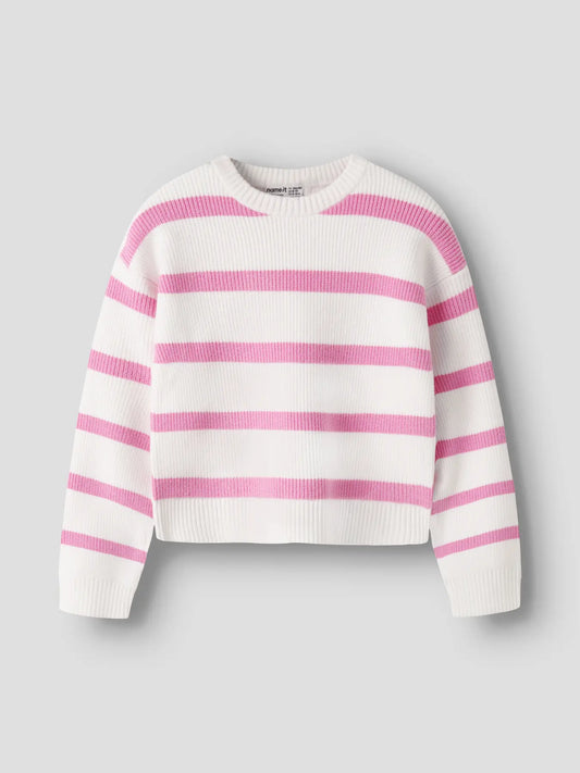 Stickad tröja VNilla, rosa