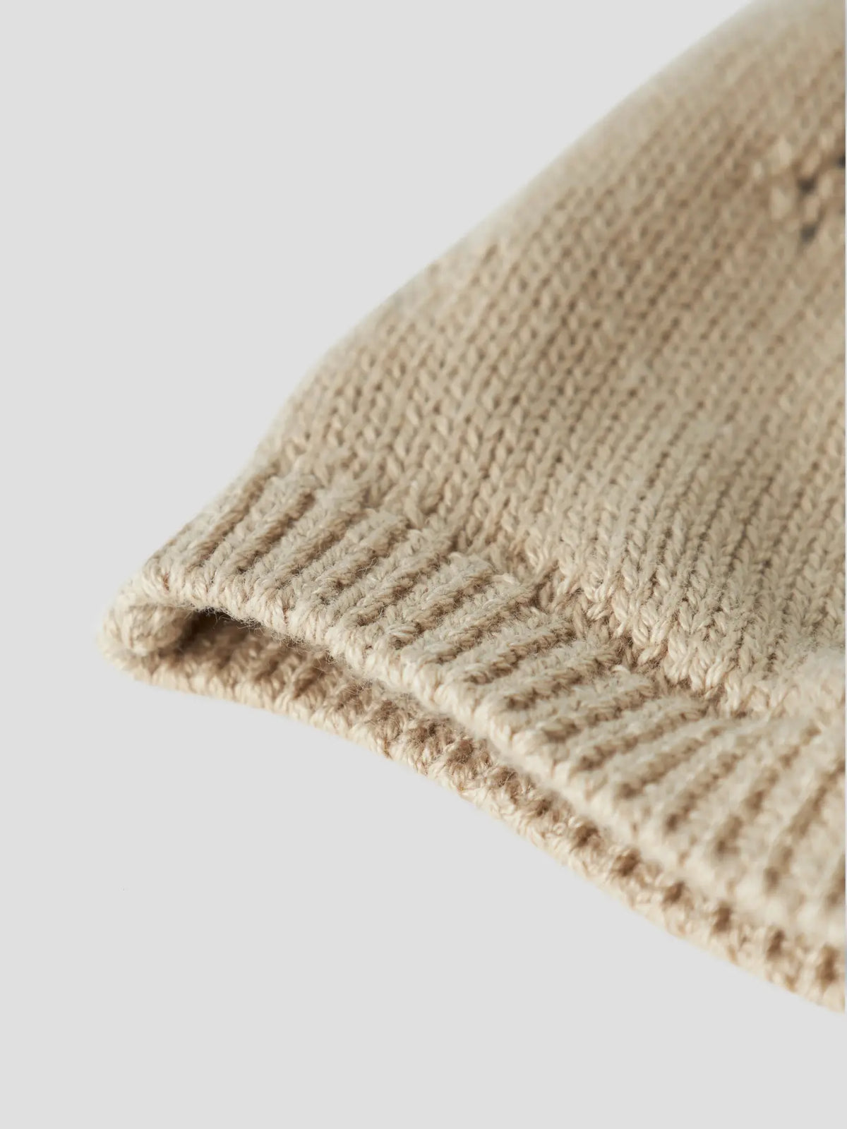 Laguna stickad Bebismössa, beige