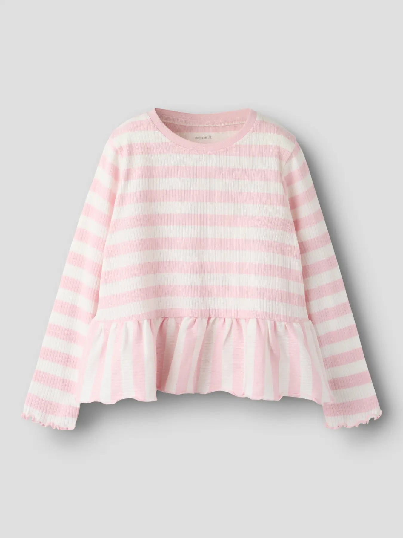 Nilje topp peplum, rosa