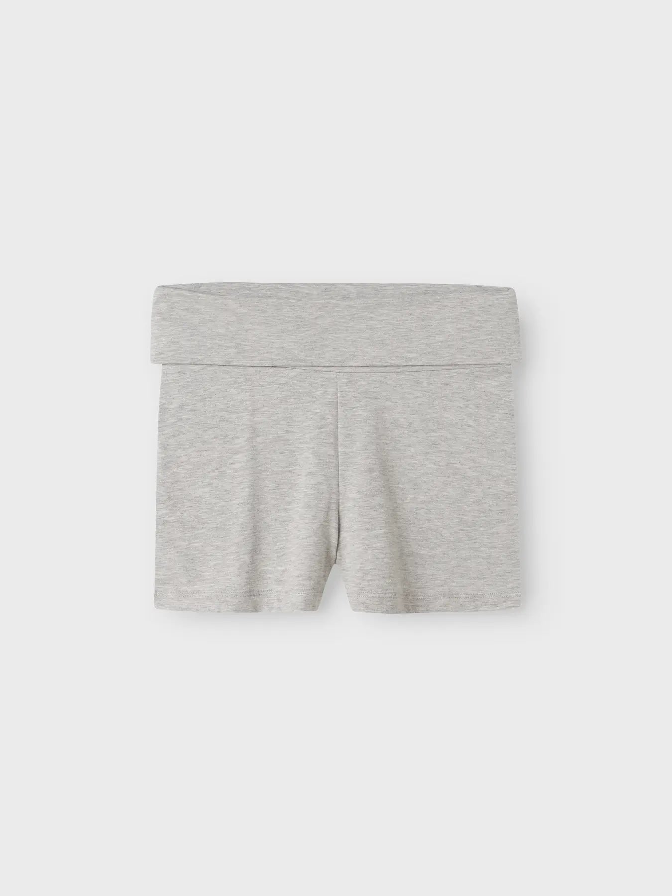 Korta leggings med nedvik, grå