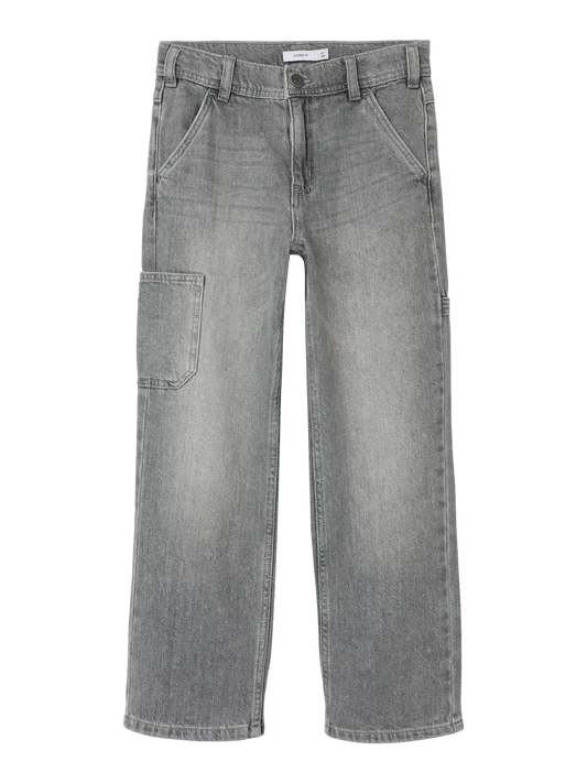 Jeans Ryan straight med benficka