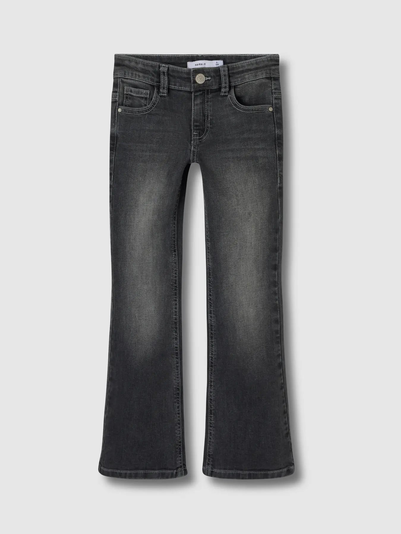 Jeans Polly skinny bootcut med lockfickor (grå)