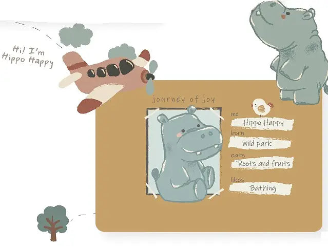 Gosedjur Hippo Happy
