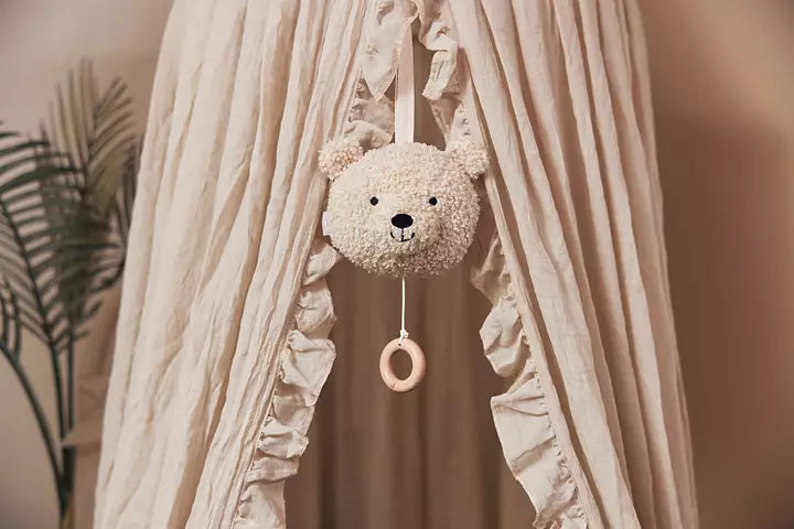 Speldosa Teddy Bear naturel