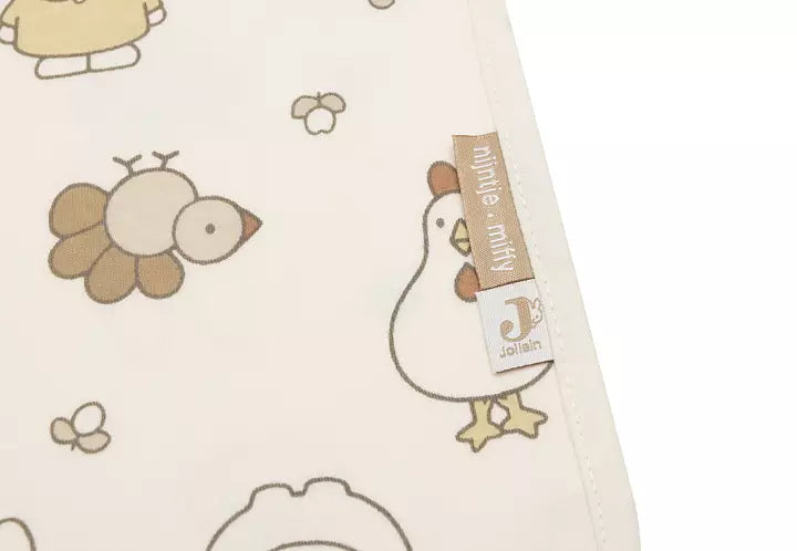 Babyfilt jersey Miffy family farm