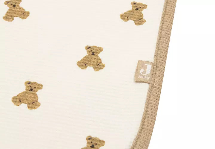 Babyfilt mini Teddy bear little waffle