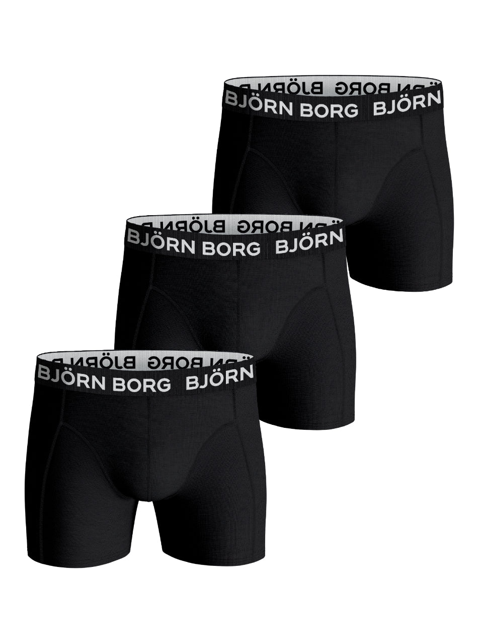 Borg Boxerkalsonger 3-pack, svarta