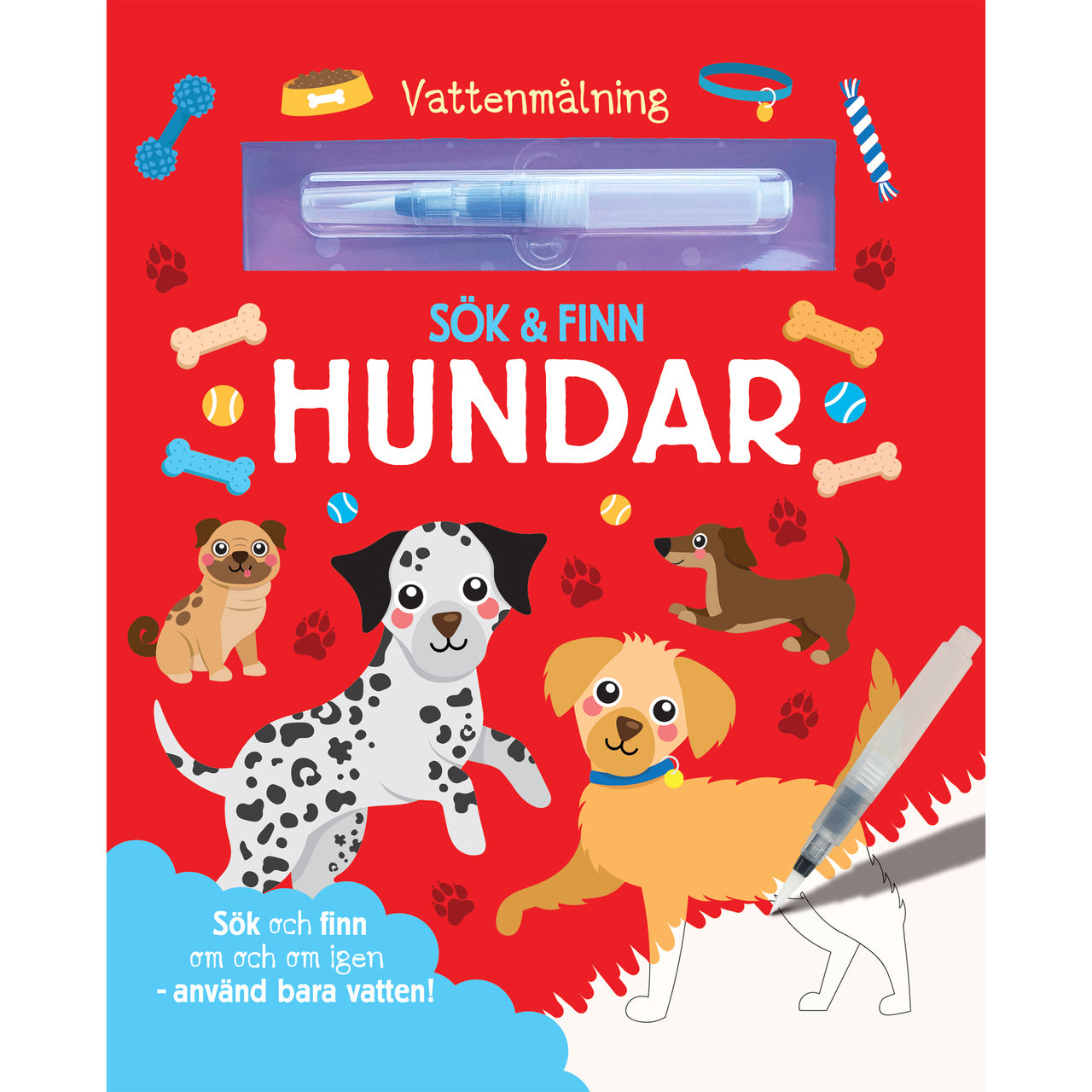 Vattenmålning Hundar