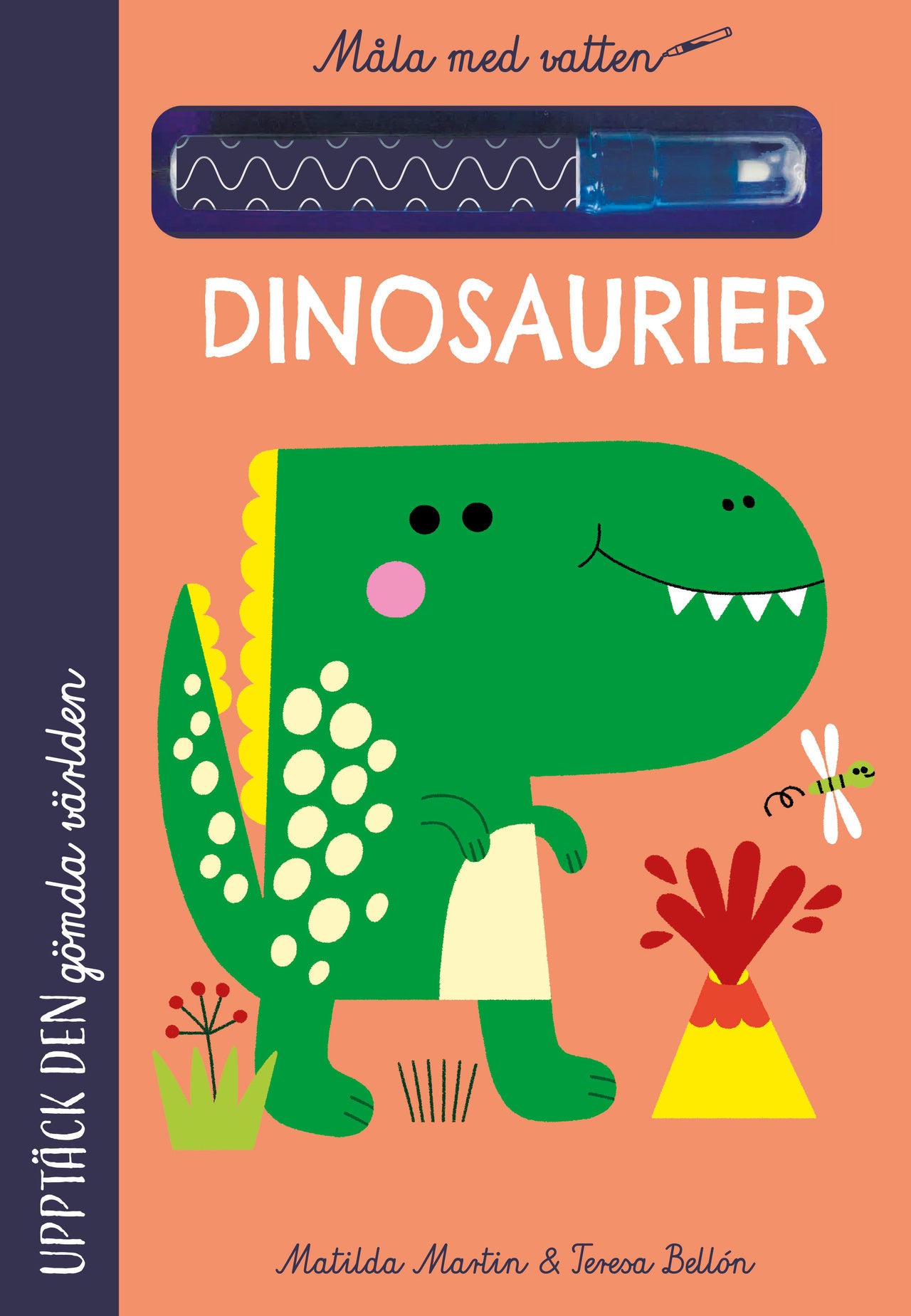 Vattenmålning upptäck den gömda världen- dinosaurier
