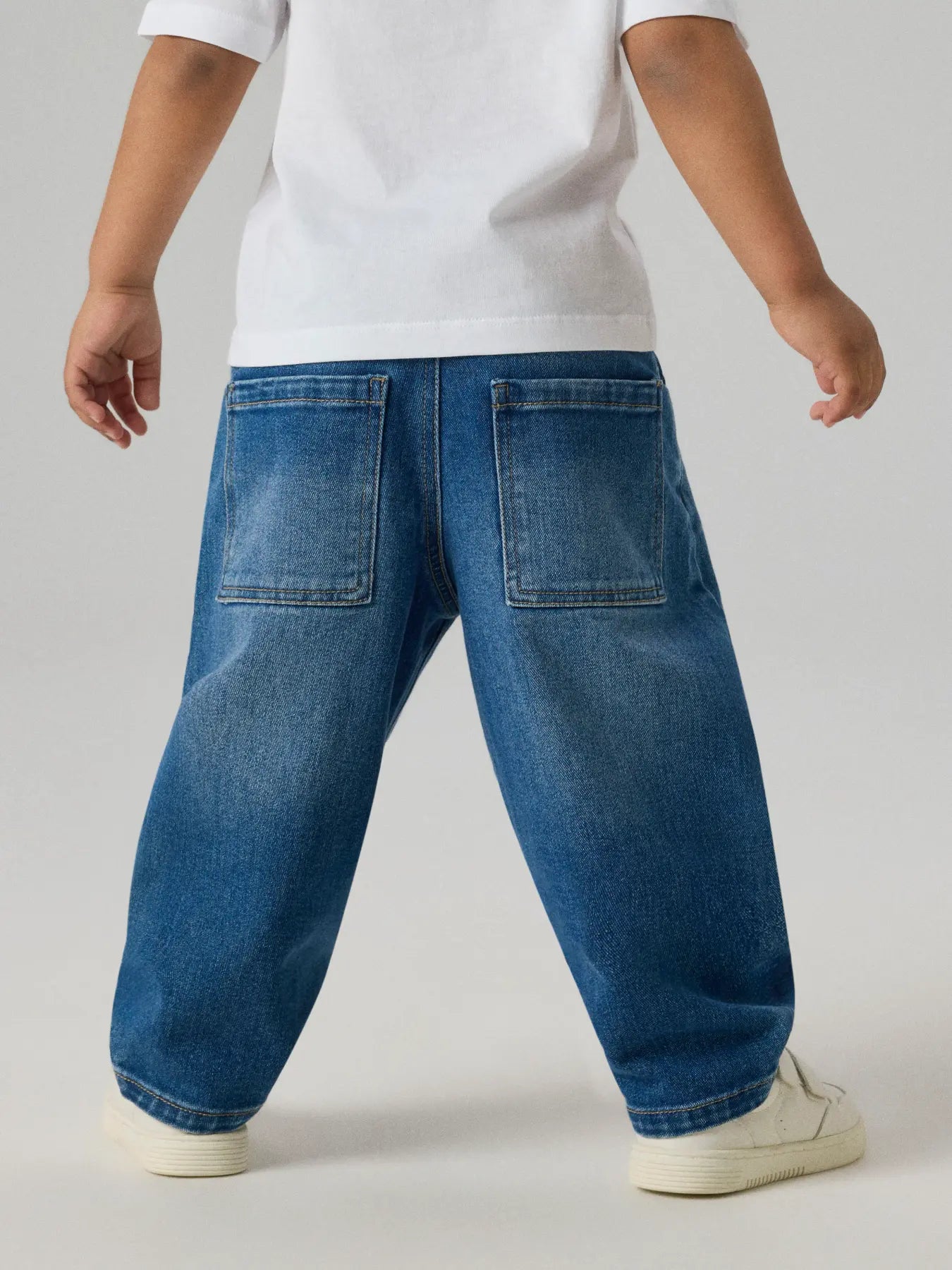Jeans Ben barrel, medium blue denim