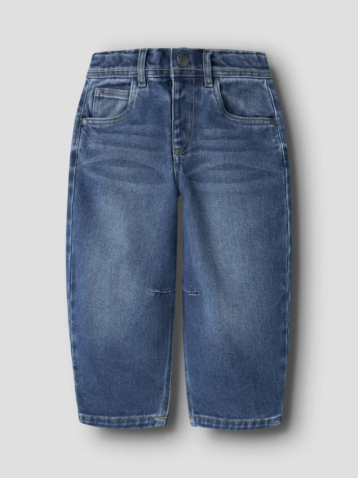Jeans Ben barrel, medium blue denim
