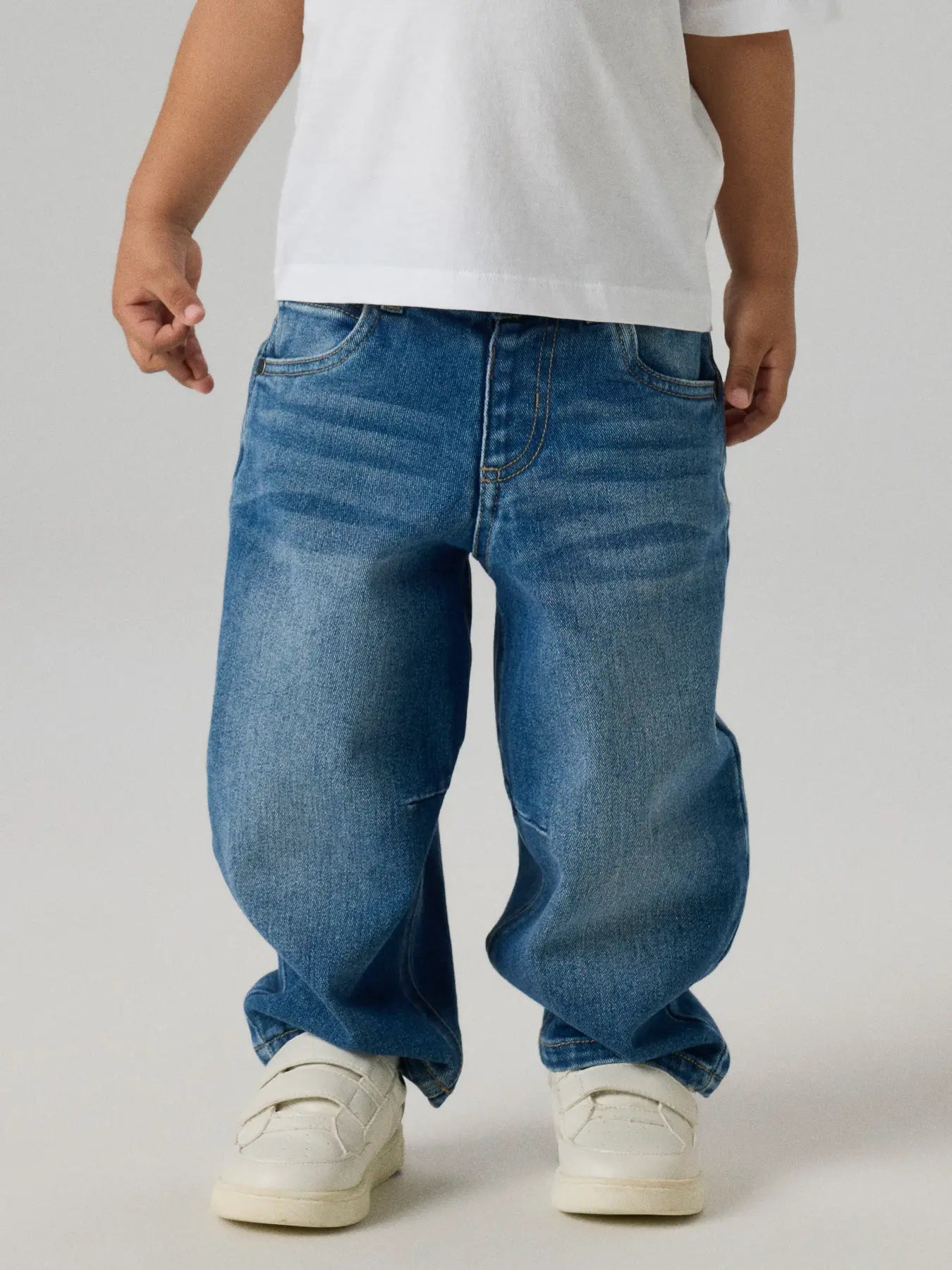 Jeans Ben barrel, medium blue denim