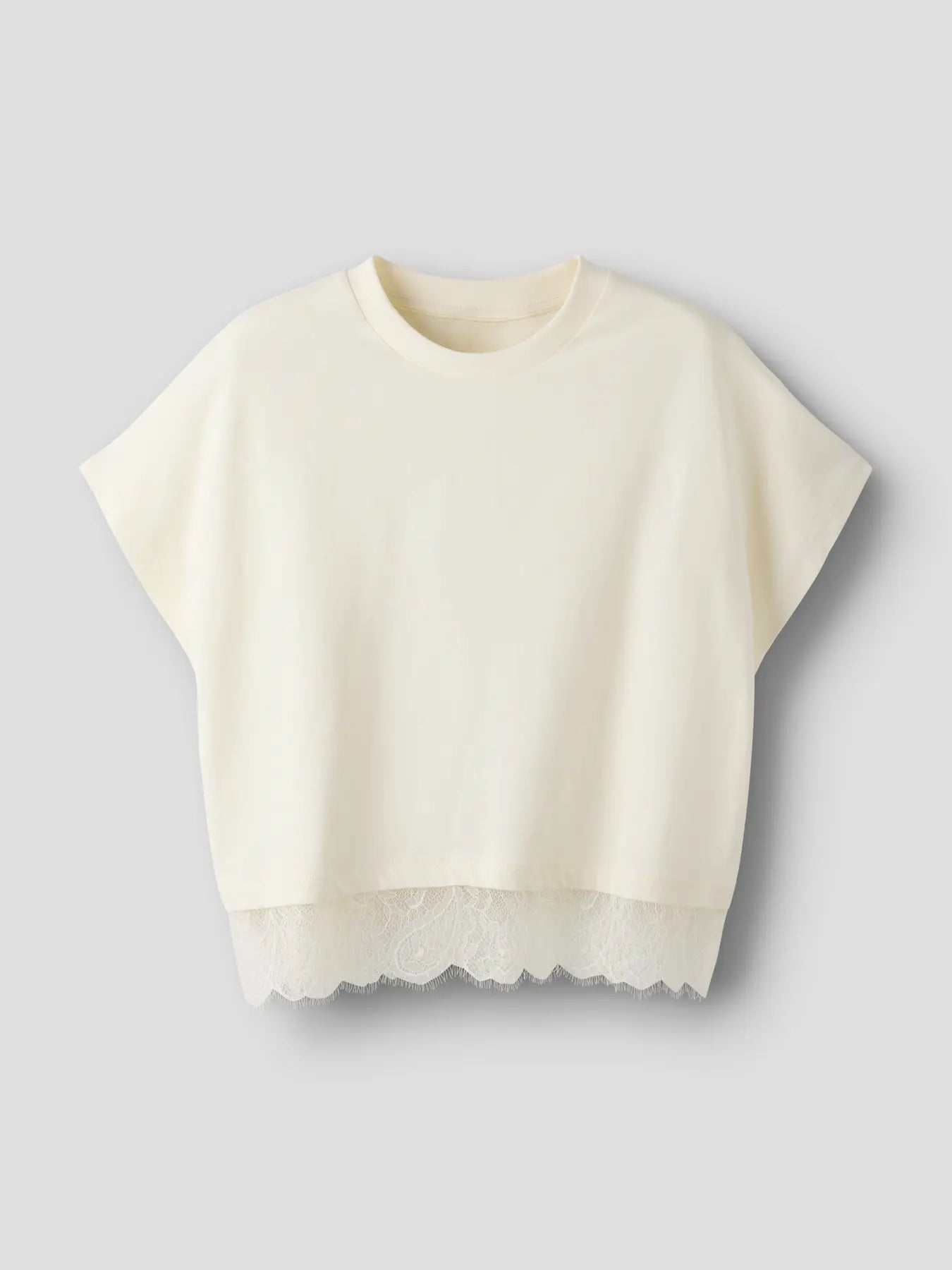 Bella lace top, vit