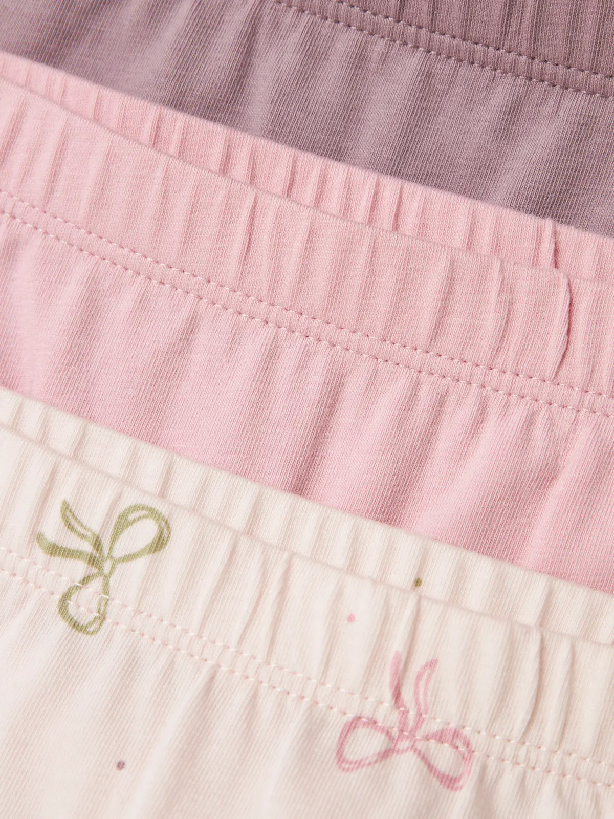 3-pack boxertrosor, pink bow