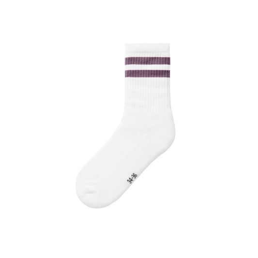 Tennissocka vit/lila