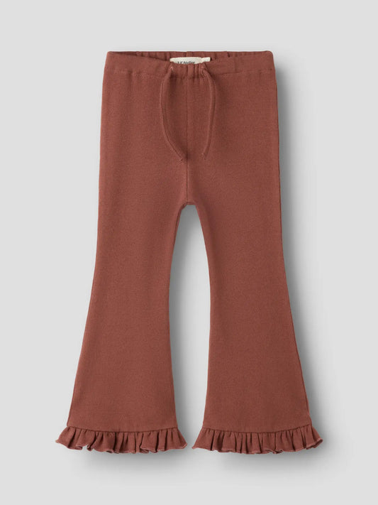 Bootcut leggings Thoro, mahagony