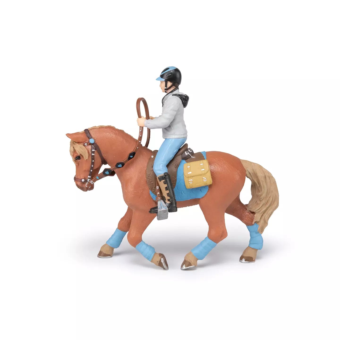 Young rider's horse