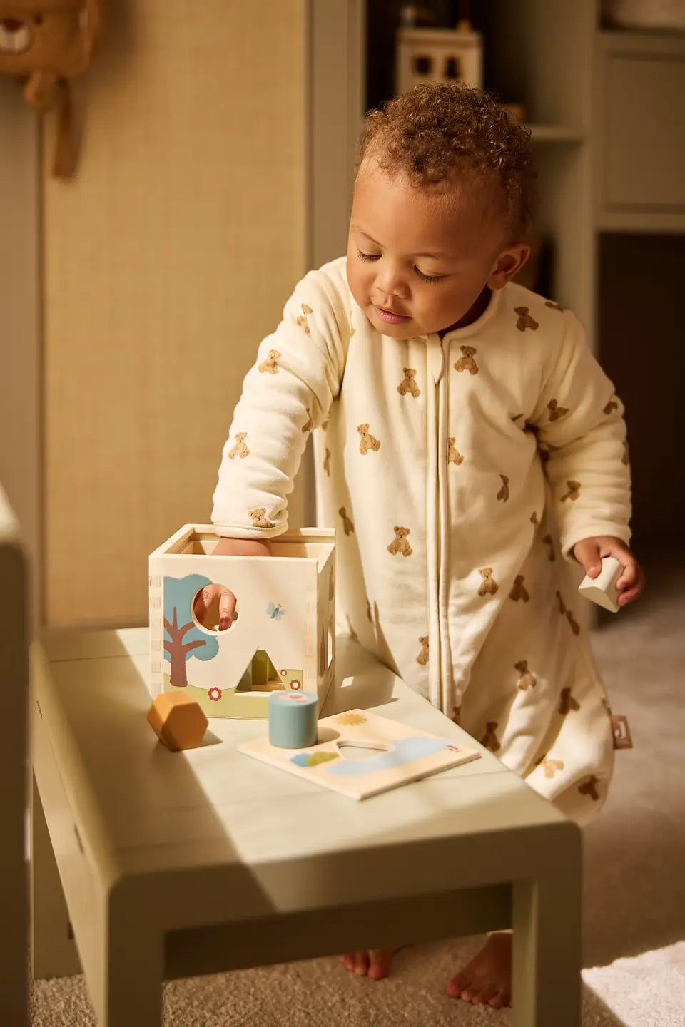 Jollein Plocklåda i trä Jollies