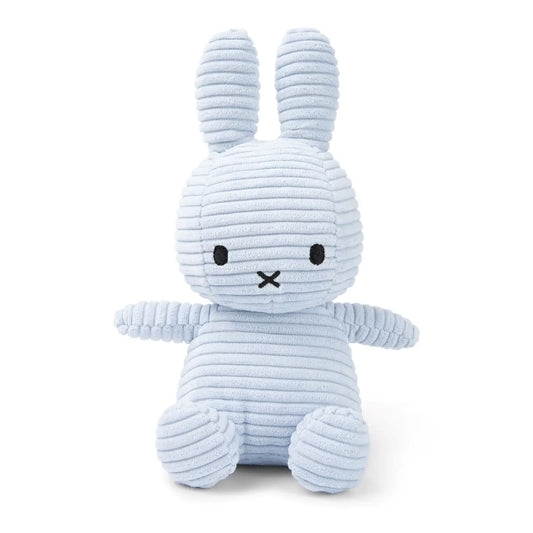 Miffy ECO Corduroy - 23 cm, Ice Blue