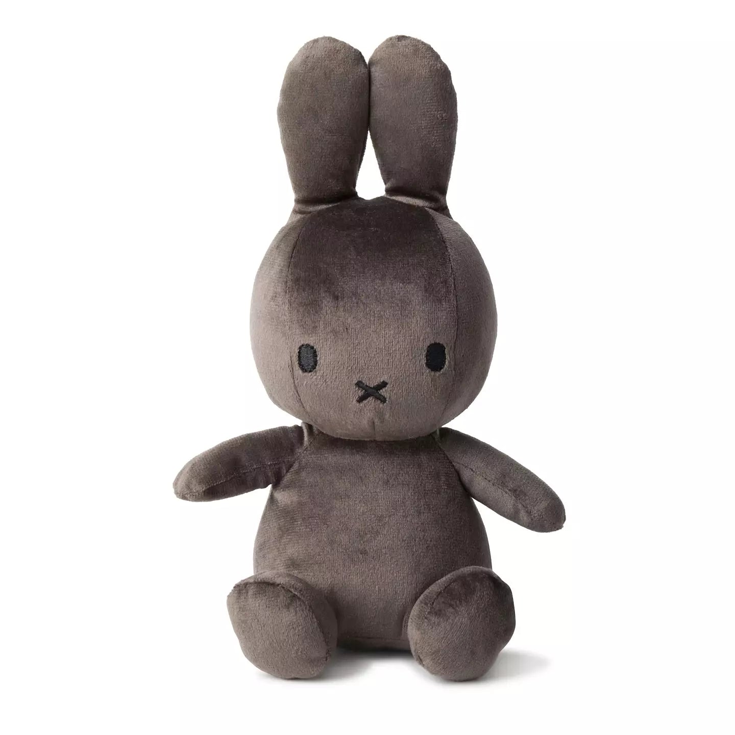 Miffy Velvetine - 23 cm, Dark Grey