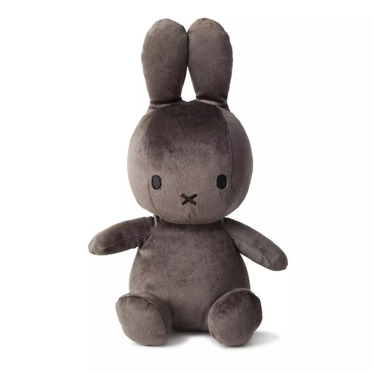 Miffy Velvetine - 23 cm, Dark Grey