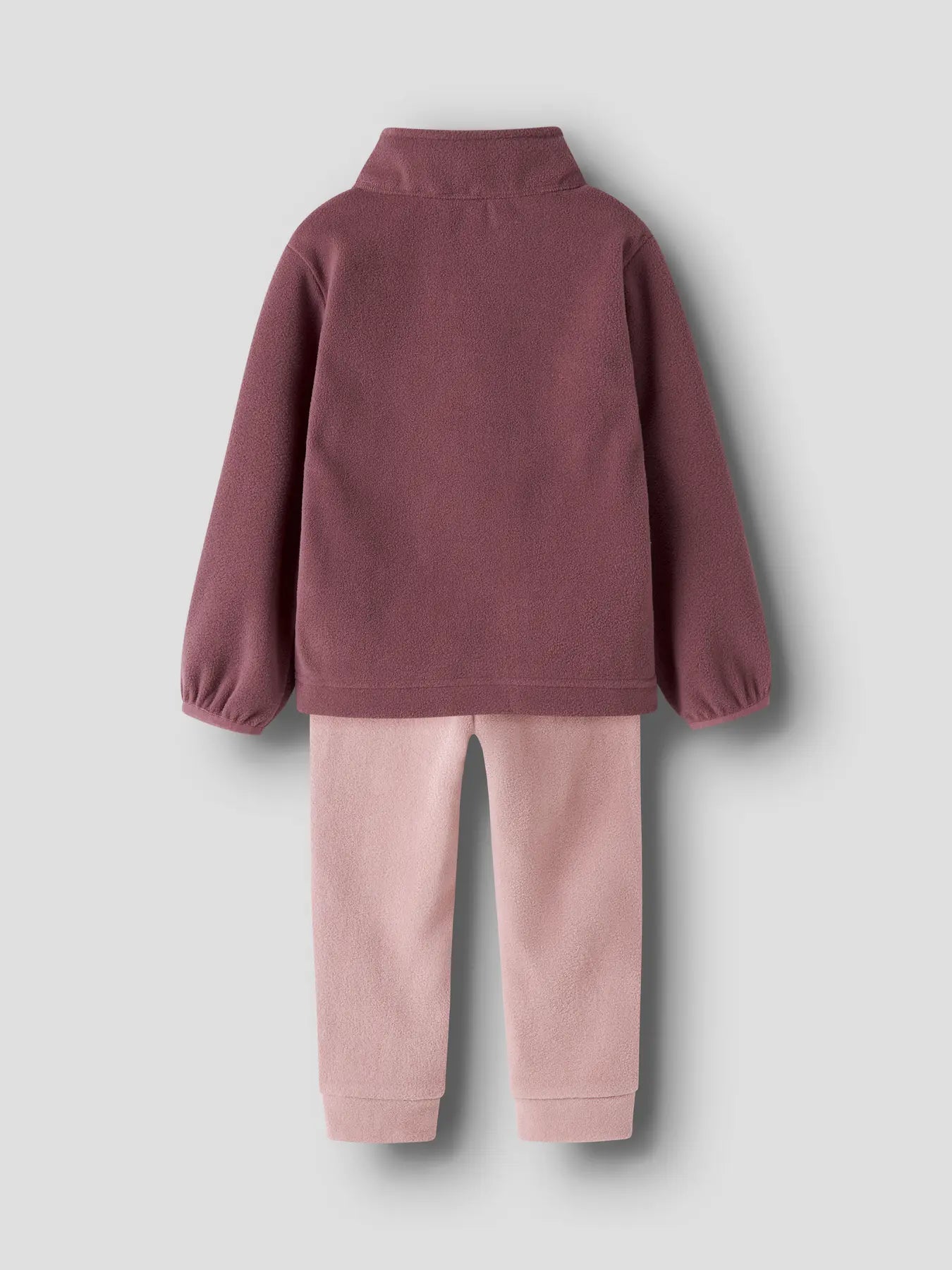 Fleeceset rosa med enhörning