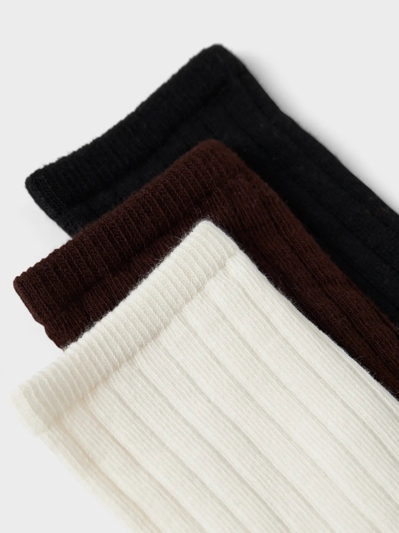 3-pack ribbade strumpor