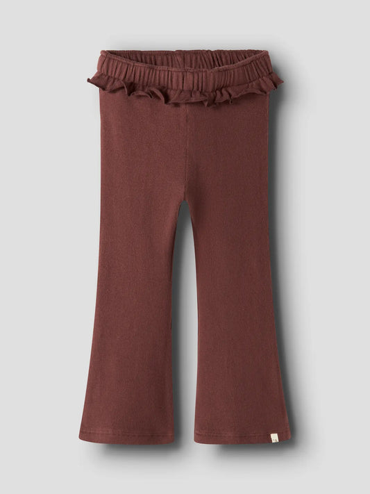 Thora Bootcut byxa, vinröd